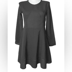IRO‎ Linelie Black Long Sleeve Dress 16W